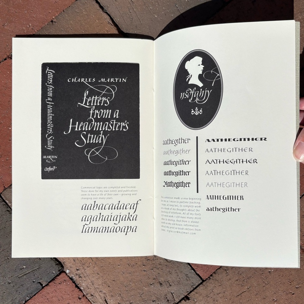 Rare Signed Aathegither Howard Glasser Art Exhibition Lettering Visual Arts - Picture 10 of 14